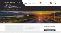 Desktop Screenshot of motorcycle-rent-croatia.com