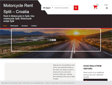 Tablet Screenshot of motorcycle-rent-croatia.com